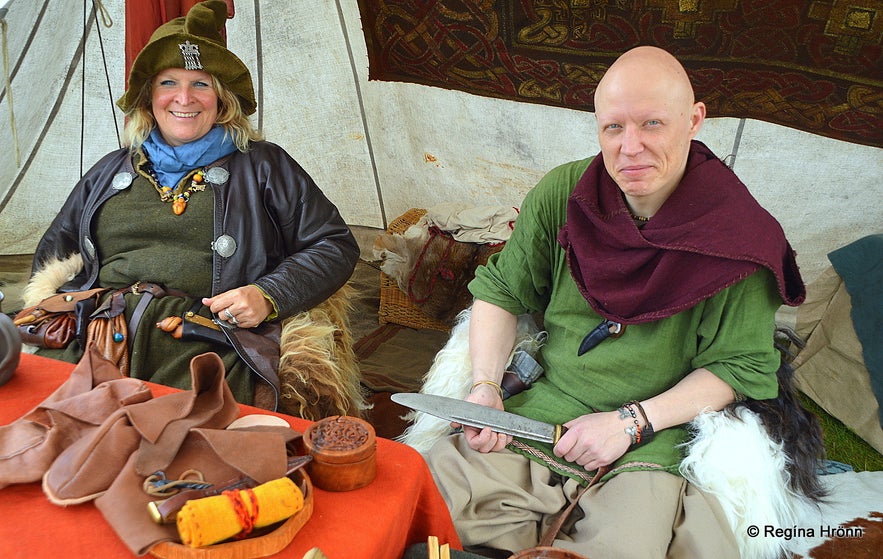 Vikings at the Viking Festival in Hafnarfjörður