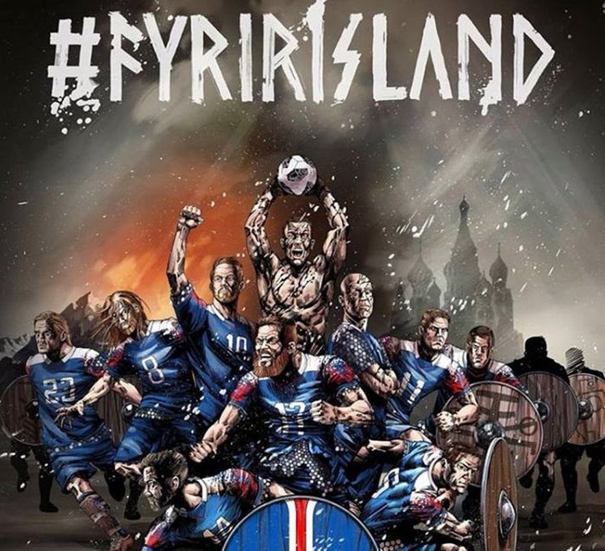 Icelandic Viking football heroes ready for battle!