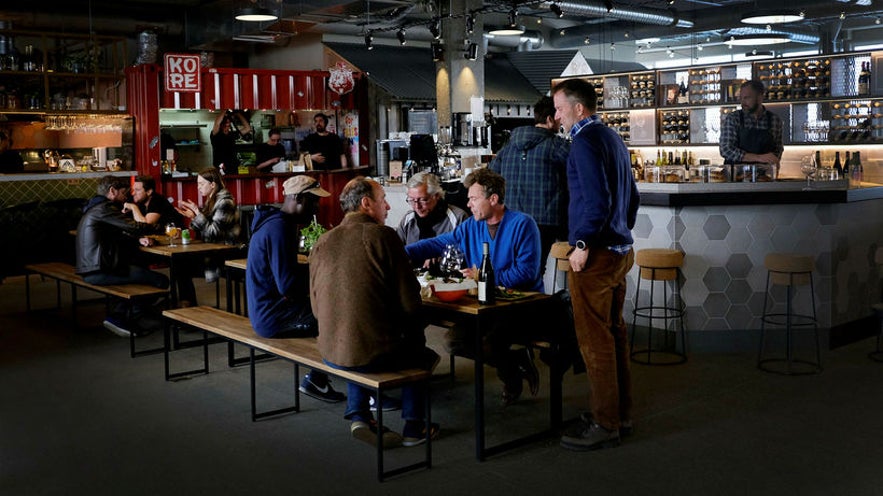 The newly opened Grandi Mathöll Food Hall in Reykjavík