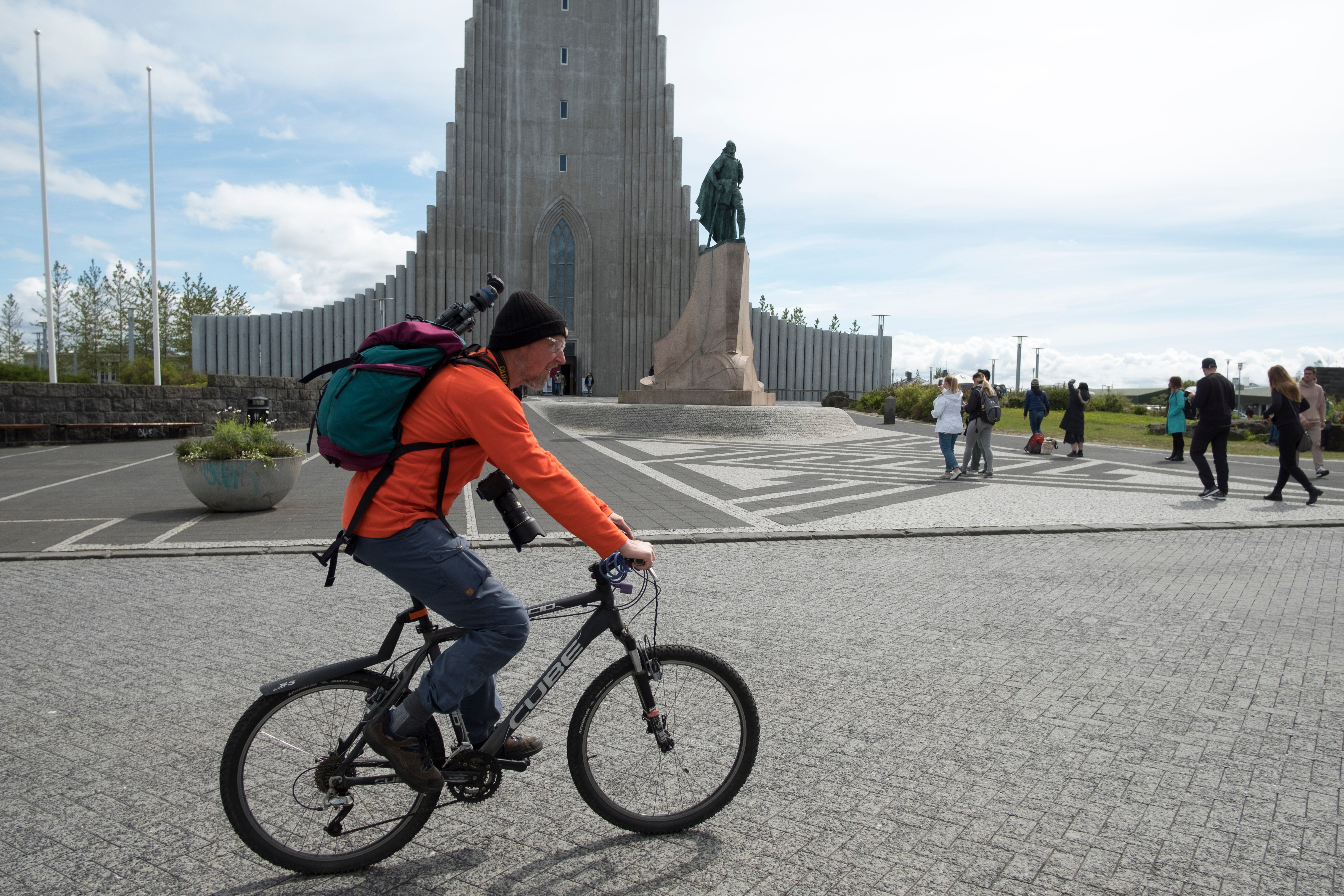 Cycling in Reykjavik