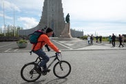 Fahrradfahren in Reykjavik