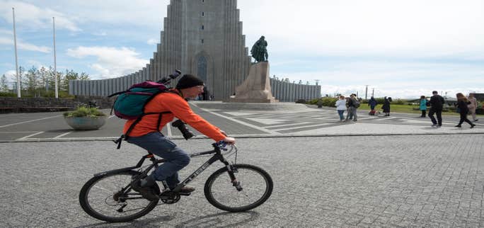 Cycling in Reykjavik