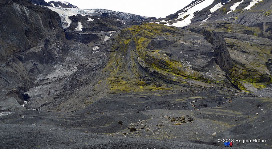 Gígjökull glacier South-Iceland