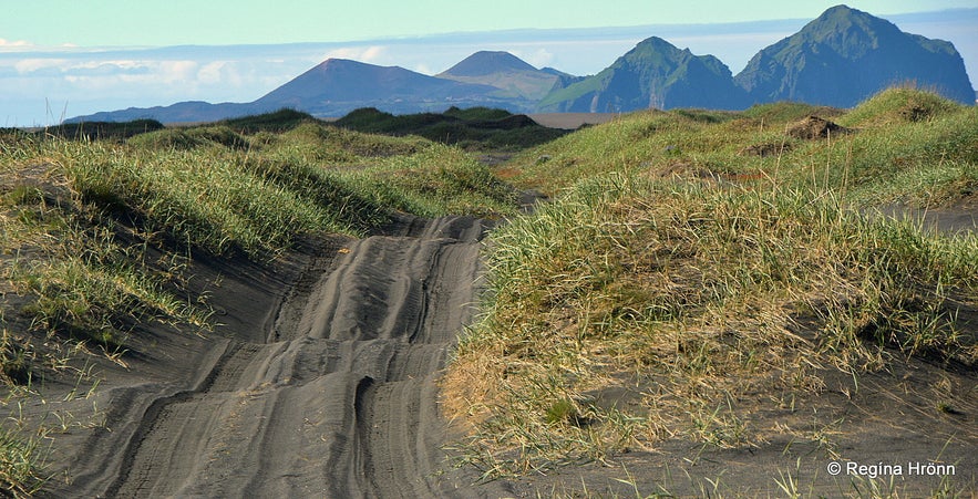 The road leading to Landeyjarsandur South-Iceland