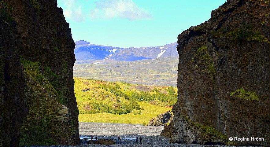 Stakkholtsgjá canyon