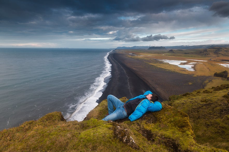 A view from Dyrhólaey peninsula