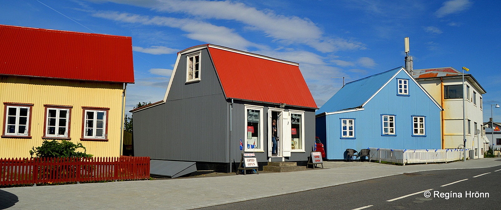 The lovely little Village Eyrarbakki on the South Coast of Iceland & Húsið - the House