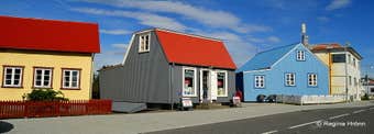 The lovely little Village Eyrarbakki on the South Coast of Iceland & Húsið - the House