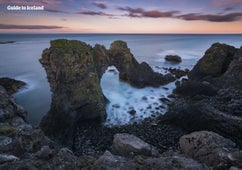 Beautiful coastal formations can be found at Arnarstapi.