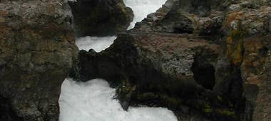 Barnafoss-Wasserfall