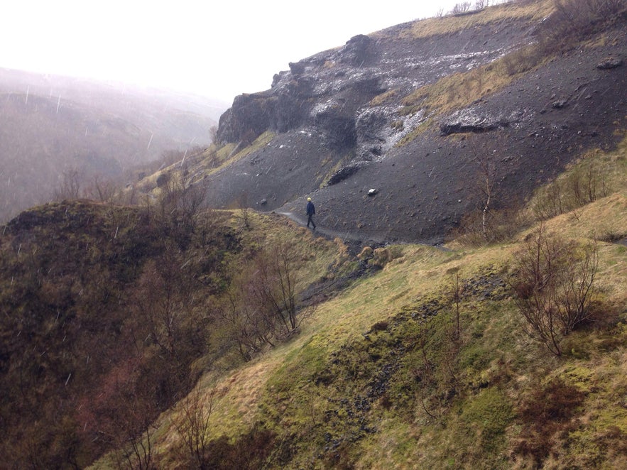 Rainy but romantic in Þórsmörk