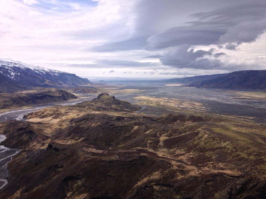 You need to cross the river Krossá to reach Þórsmörk in Iceland's highlands