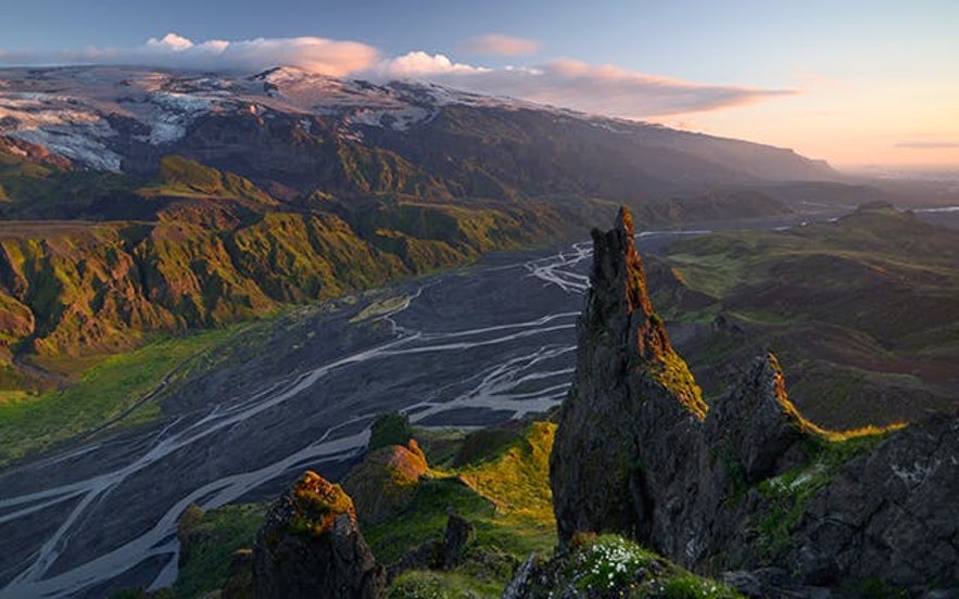 Summer views of Þórsmörk