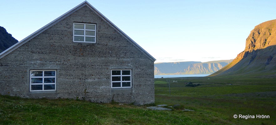 The Uppsalir farm, former home of the reclusive hermit, Gisli