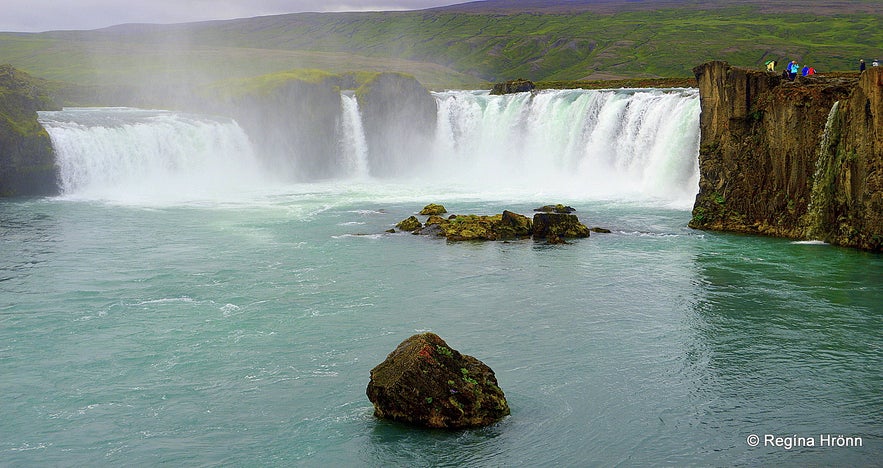 Goðafoss waterfall - the Waterfall of the Gods Goðafoss waterfall - the Waterfall of the Gods