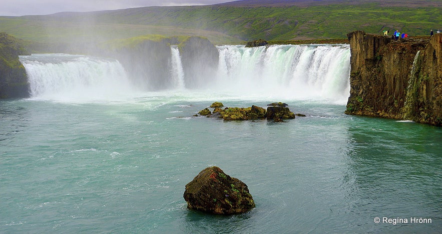 Goðafoss waterfall - the Waterfall of the Gods