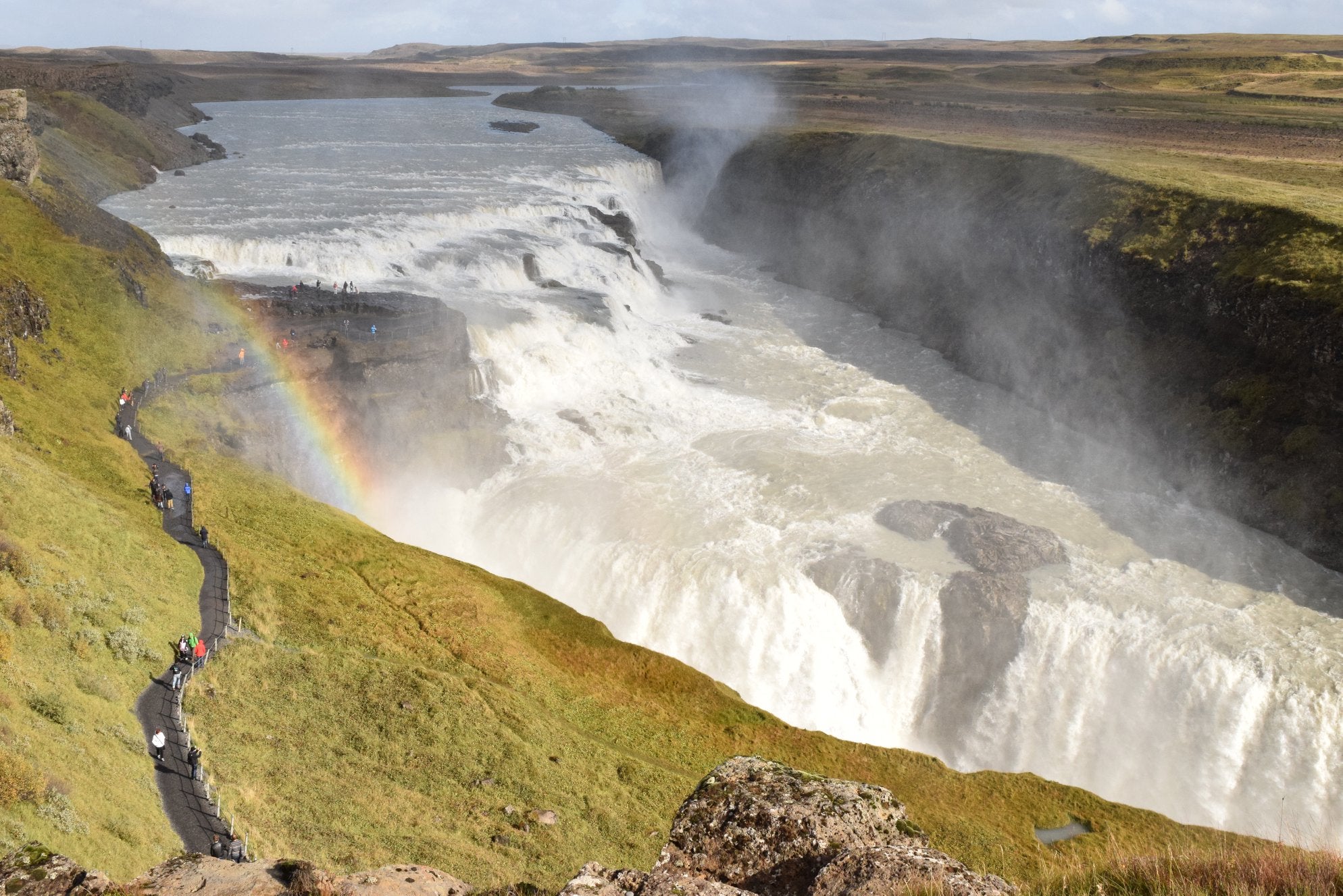 グトルフォスの滝|ゴールデンサークルの見所③
