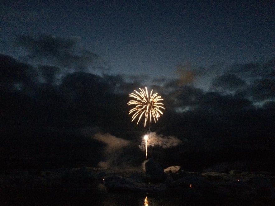 私撮影による花火の写真