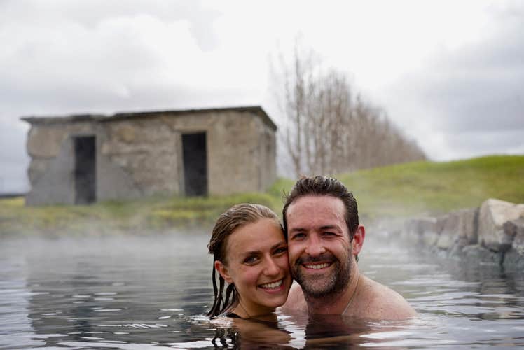 The Secret Lagoon is a romantic spot.