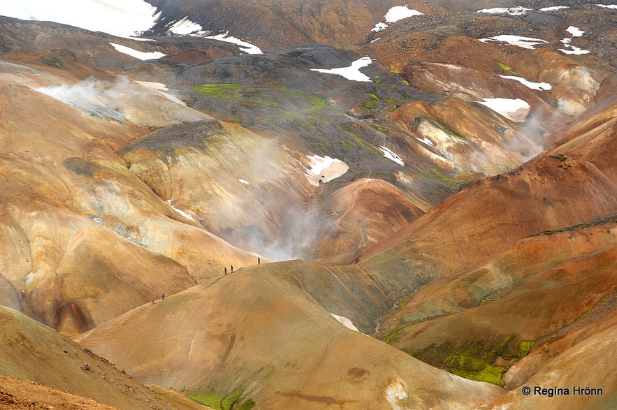 Mt. Kerlingarfjöll in the highland of Iceland