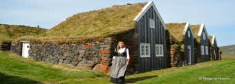The majestic Þverá Turf House in North Iceland - closed to Visitors