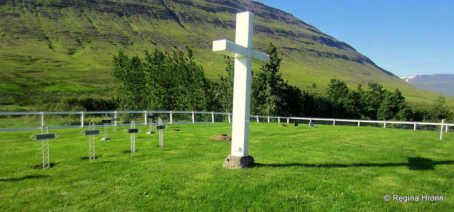 The graveyard at Myrká The graveyard at Myrká
