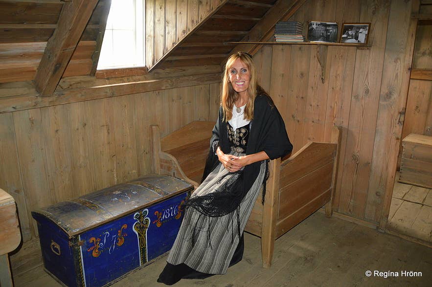 Inside Þverá turf house in North-Iceland Inside Þverá turf house in North-Iceland