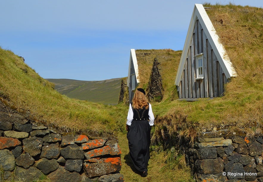 Þverá turf house in North-Iceland