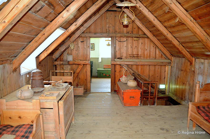 Inside Grenjaðarstaður turf house in North-Iceland Inside Grenjaðarstaður turf house in North-Iceland