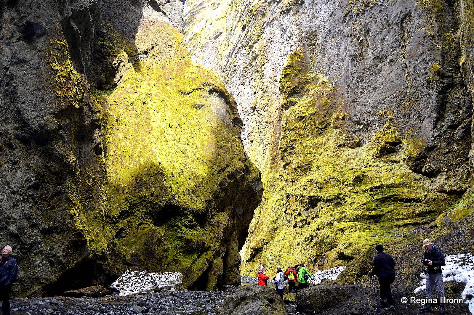 A fantastic Hike into the mysterious Stakkholtsgjá Canyon in South