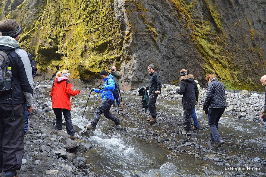 Stakkholtsgjá Canyon in South-Iceland