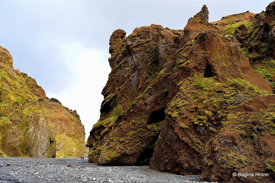 Stakkholtsgjá Canyon in South-Iceland