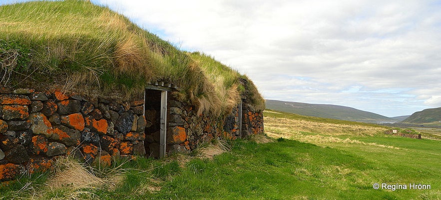 Þverá Turf House outhouses in North-Iceland