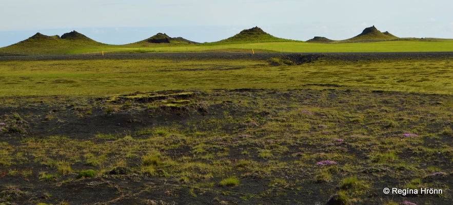 Álftaversgígar pseudocraters South-Iceland