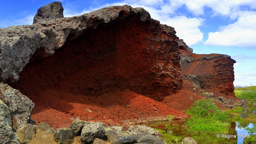 Rauðhólar pseudocraters SW-Iceland