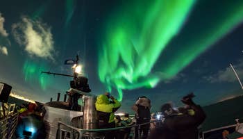 The Northern Lights Boat Tour from Reykjavik