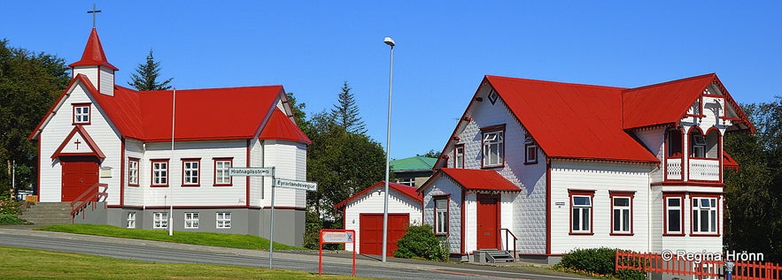 Akureyri town - the catholic church Péturskirkja