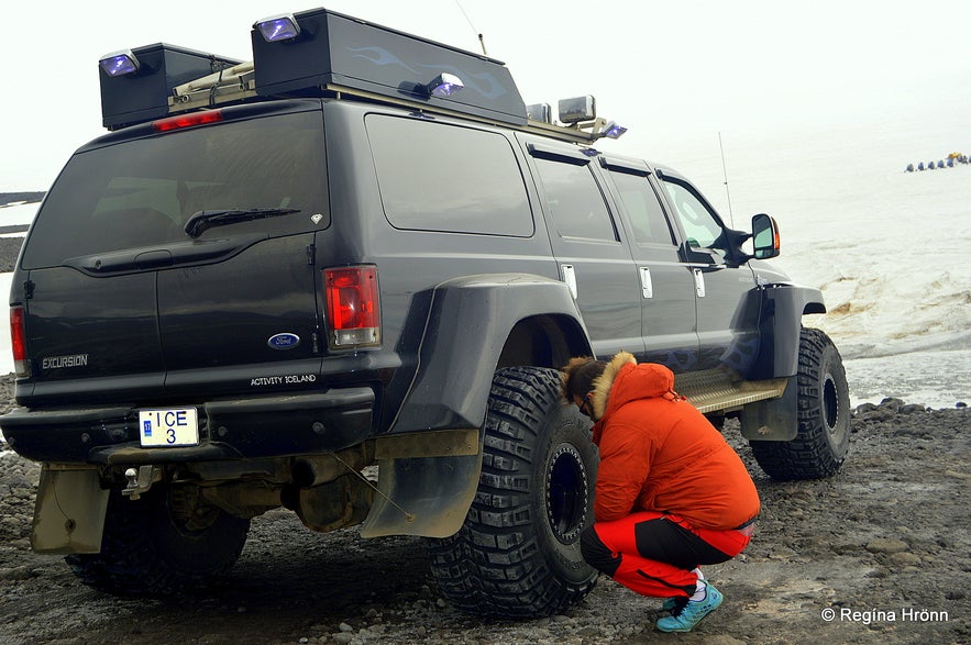 A modified super jeep