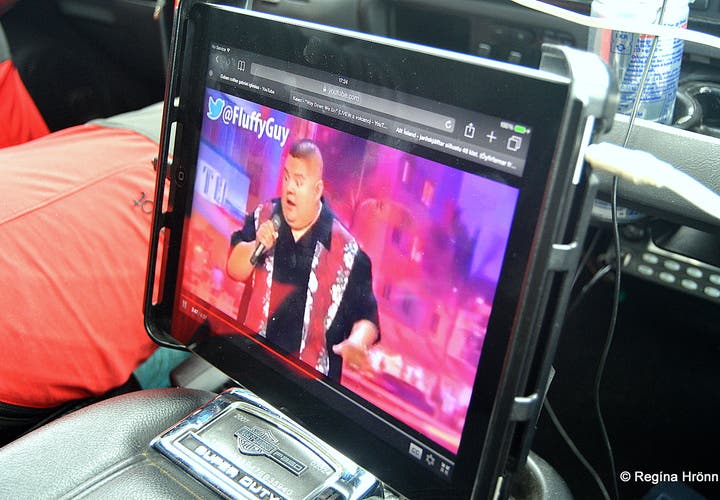 Watching a comedy show on the Silver circle tour