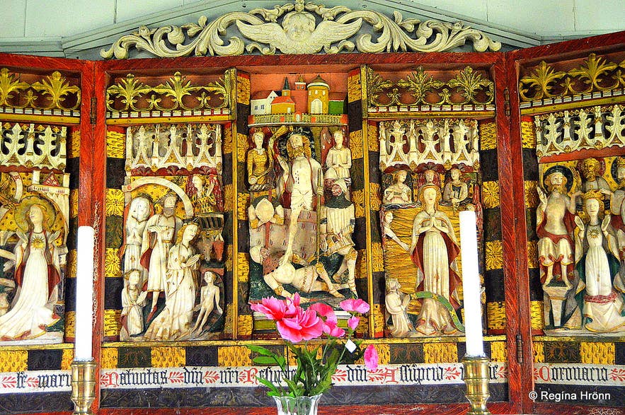 Möðruvallakirkja church - triptych