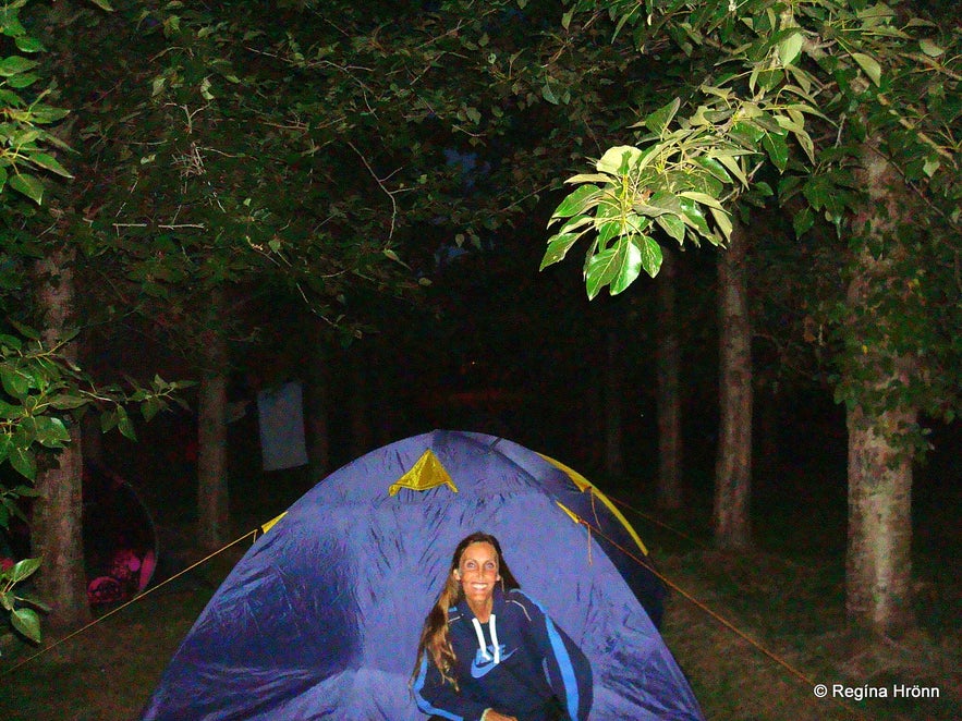 Regína camping in Akureyri North-Iceland