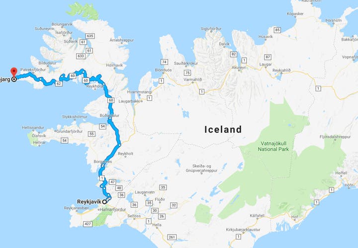 Látrabjarg in the Westfjords of Iceland - the largest Seabird Cliff in Iceland - Puffins in Abundance