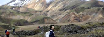 冰島旅行團體驗|冰島中央內陸高地彩色火山蘭德曼納勞卡(Landmannalaugar)一日遊