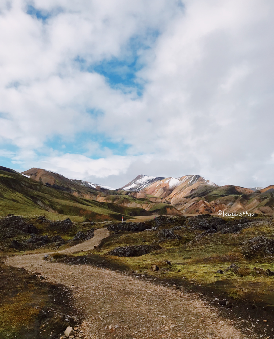 Landmannalaugar 彩色火山山景