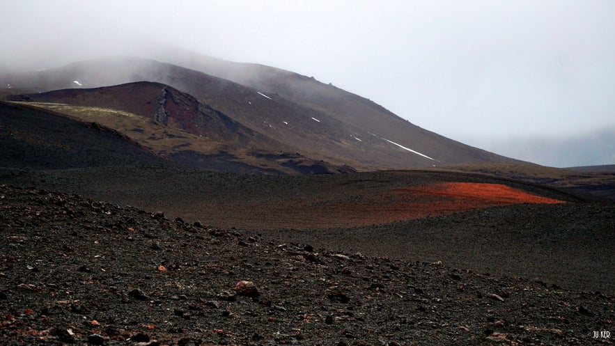 Askja, between the moon and mars, floating in space!