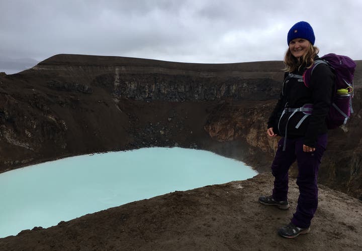 Askja, between the moon and mars, floating in space!