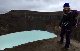 Askja, between the moon and mars, floating in space!