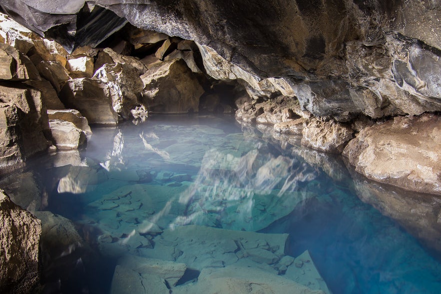 Grjótagjá cave at its finest.