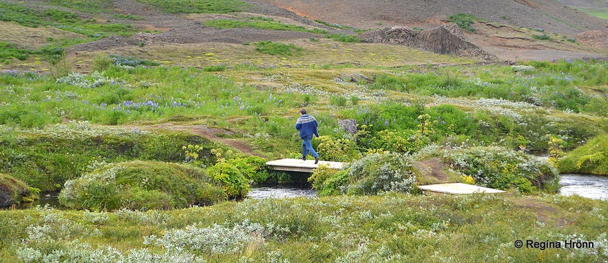 Hiking to Aldeyjarfoss