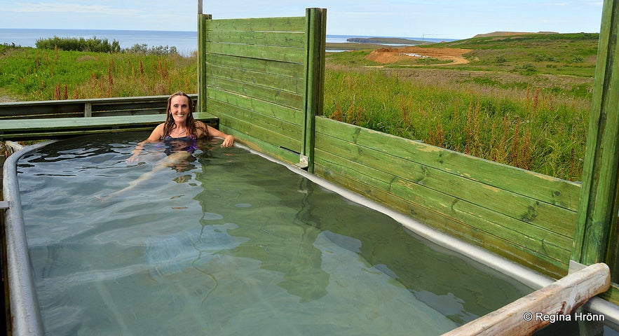 Regína in The old cheese tub Ostakarið - photo taken in 2016